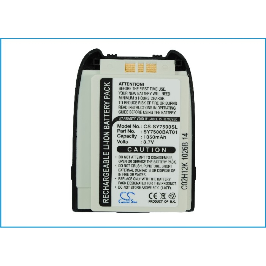 Batterij voor mobiele telefoon Sanyo CS-SY7500SL