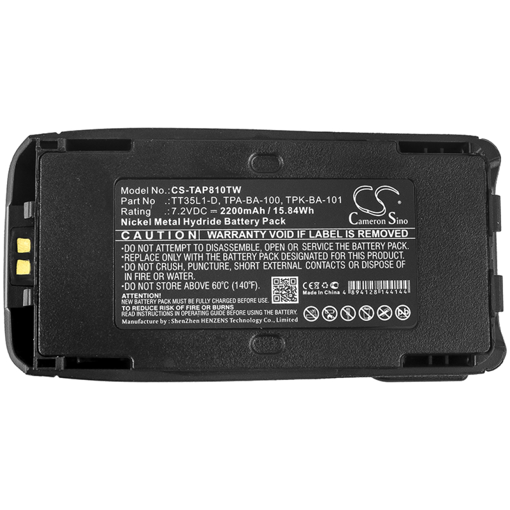 Batterij voor tweerichtingsradio Radon 361 (CS-TAP810TW)
