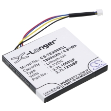 Compatibele batterijvervanging voor Texas Instruments 1815 F071D,3.7L1060SP,3.7L1200SP,3.7L1230SP,541383800002-G0311...