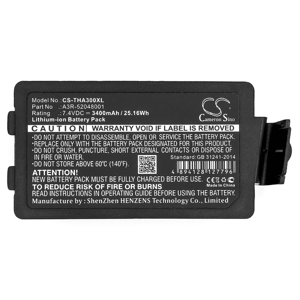 Printerbatterij Tsc CS-THA300XL