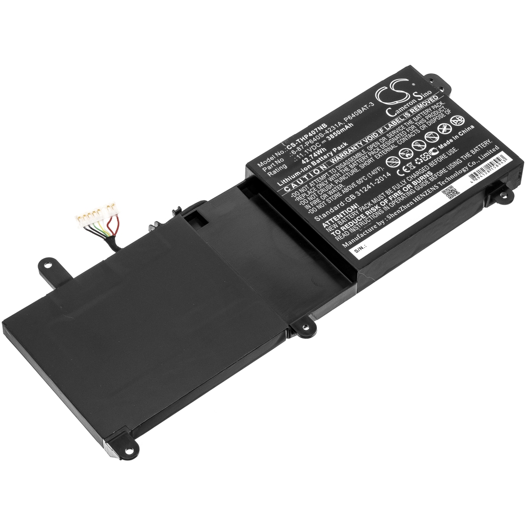 Notebook batterij Schenker XMG P407-YHZ (CS-THP407NB)