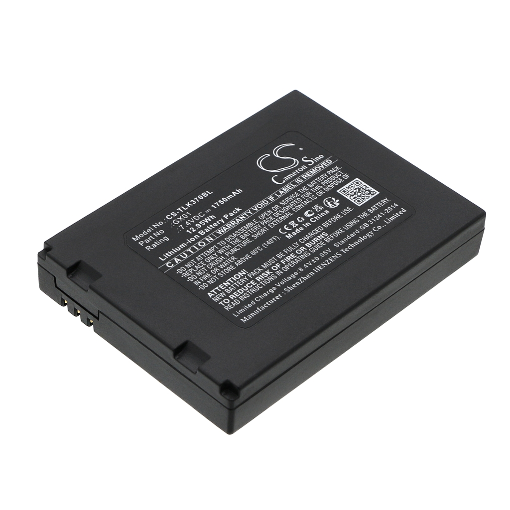 Compatibele batterijvervanging voor Tactilion GX01