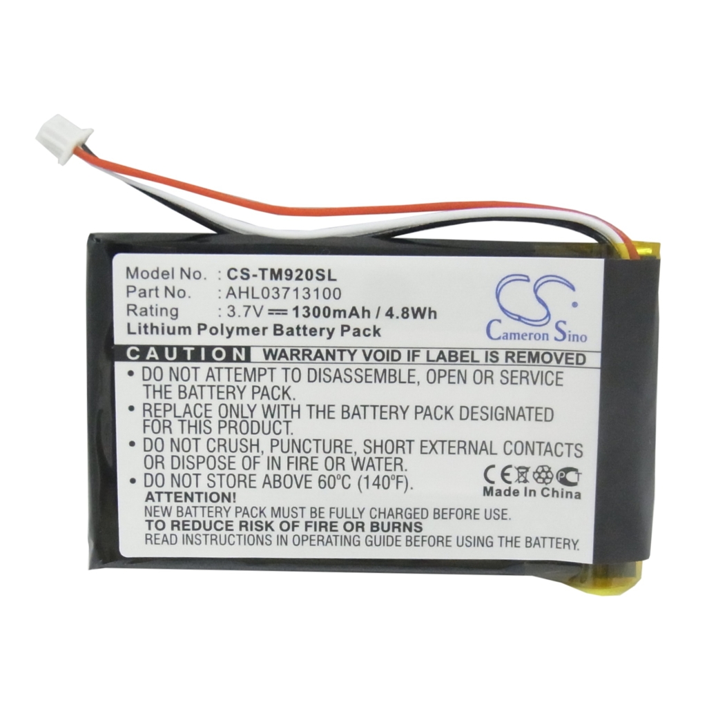 GPS, Navigator Batterij TomTom Go XL330 (CS-TM920SL)