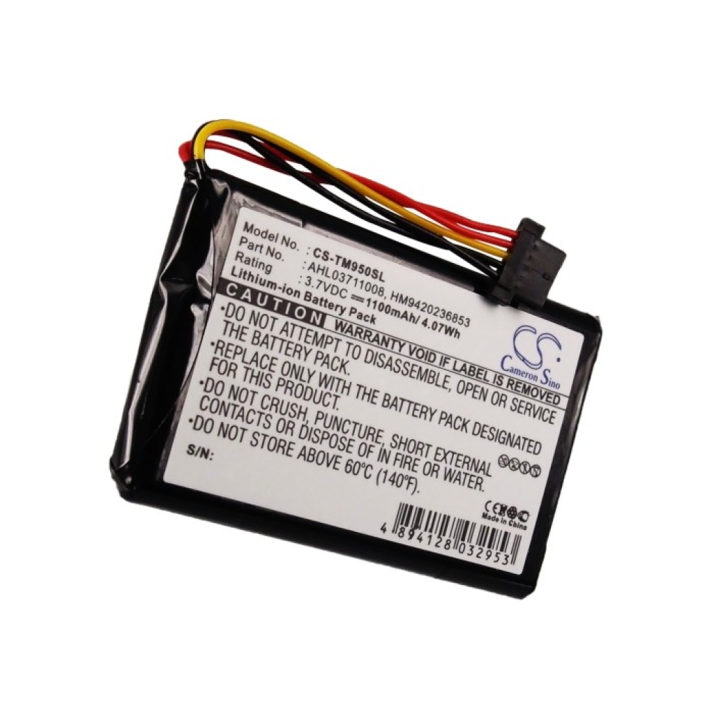 GPS, Navigator Batterij TomTom 8CP9.011.10 (CS-TM950SL)