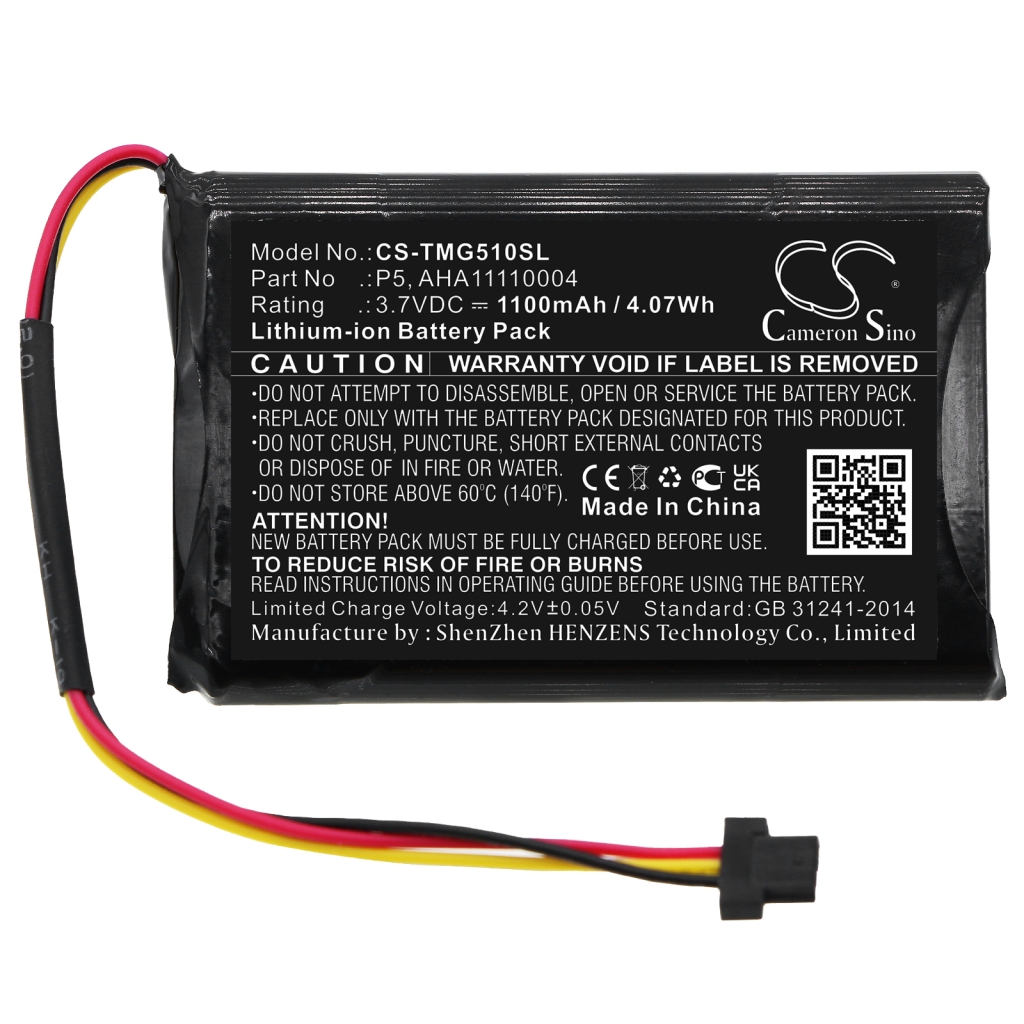 GPS, Navigator Batterij TomTom Go 510