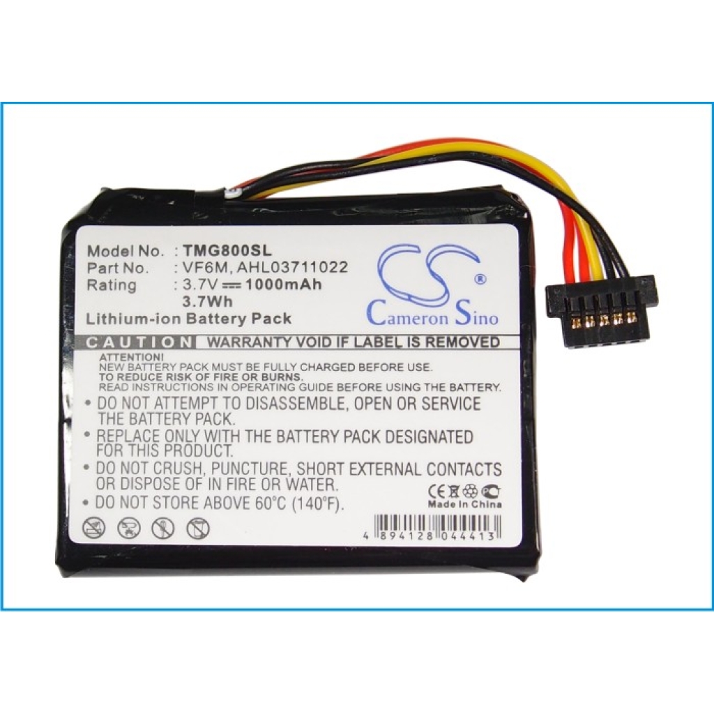 GPS, Navigator Batterij TomTom Go 1530 (CS-TMG800SL)