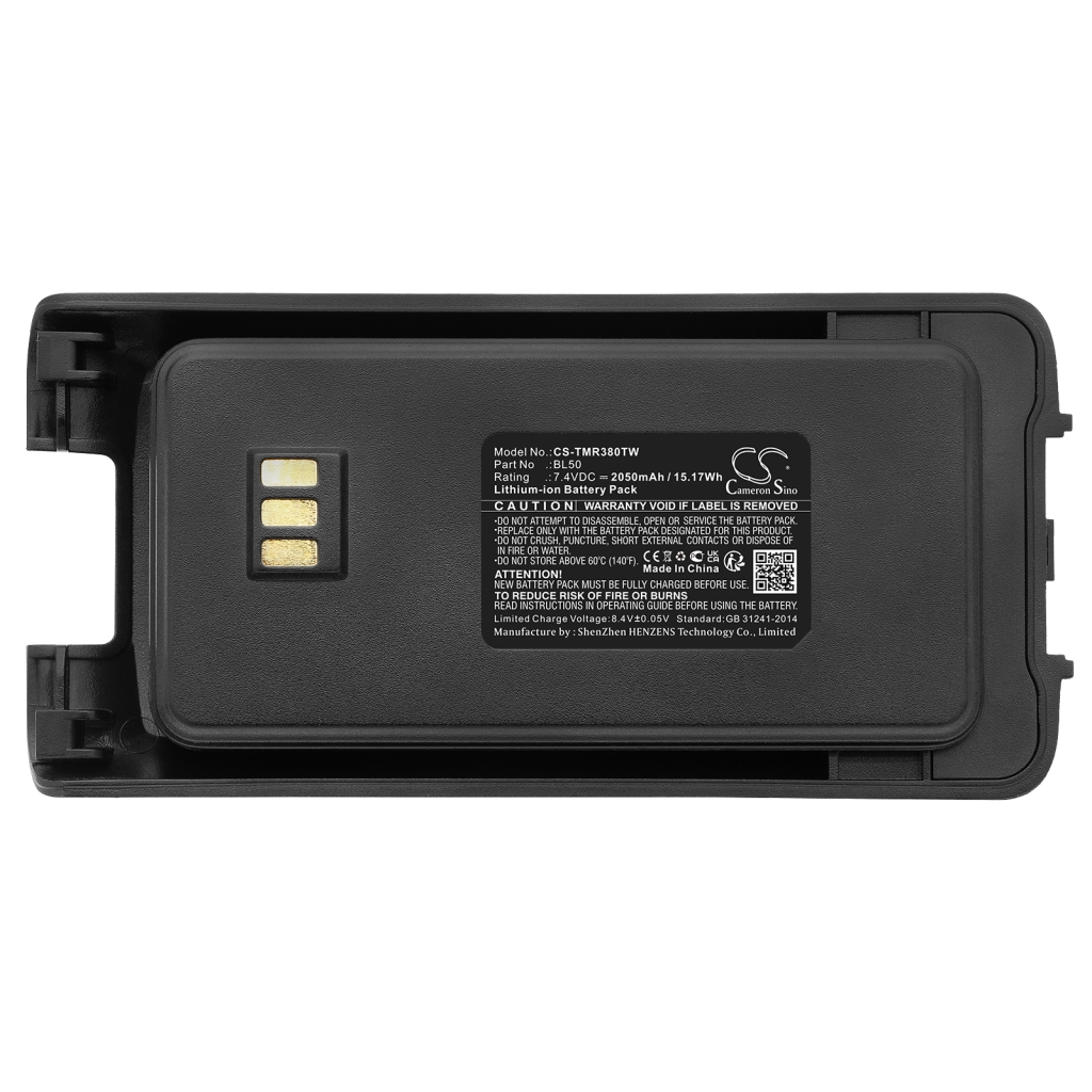 Batterij voor tweerichtingsradio Tytera MD-390 (CS-TMR380TW)