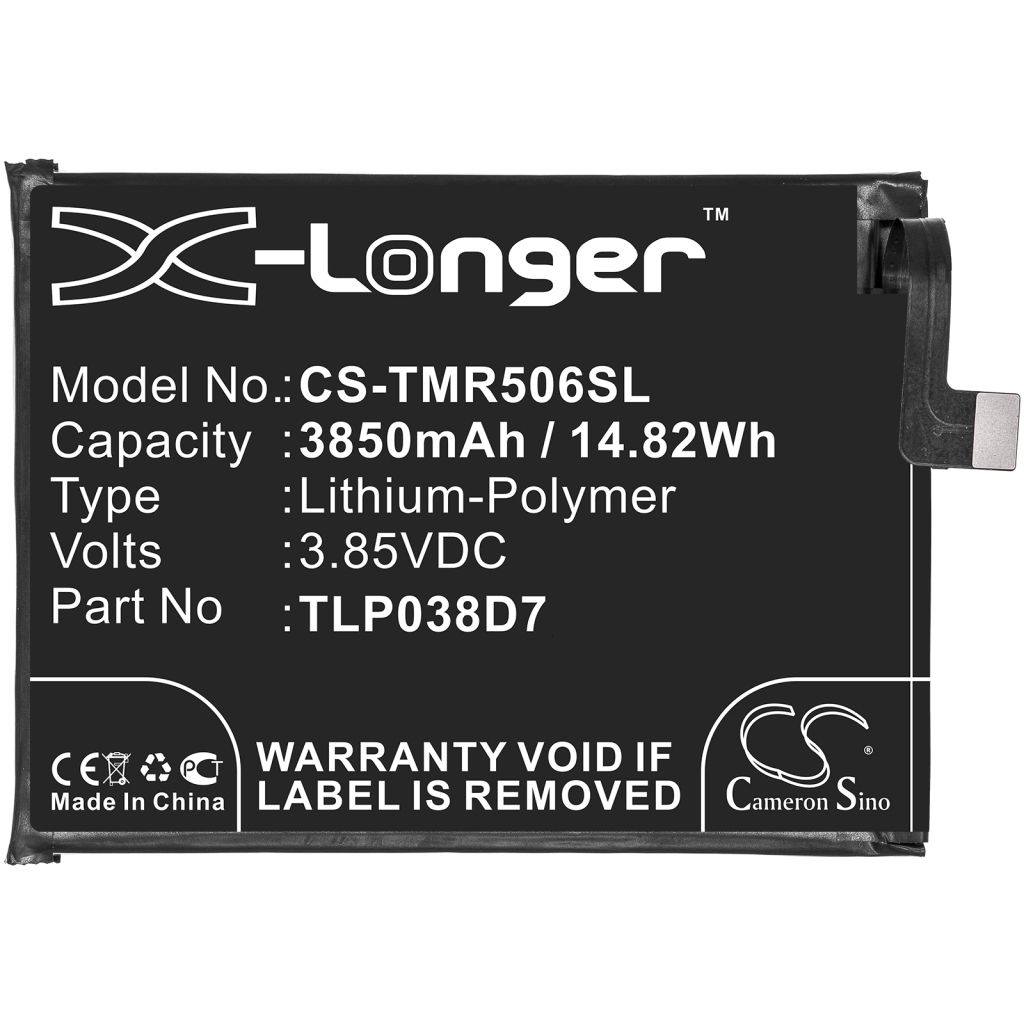 Batterijen Vervangt TLp038D1