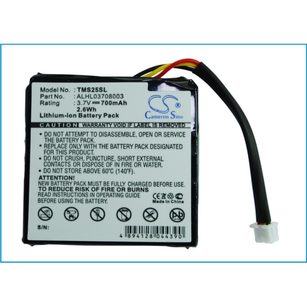 GPS, Navigator Batterij TomTom CS-TMS25SL