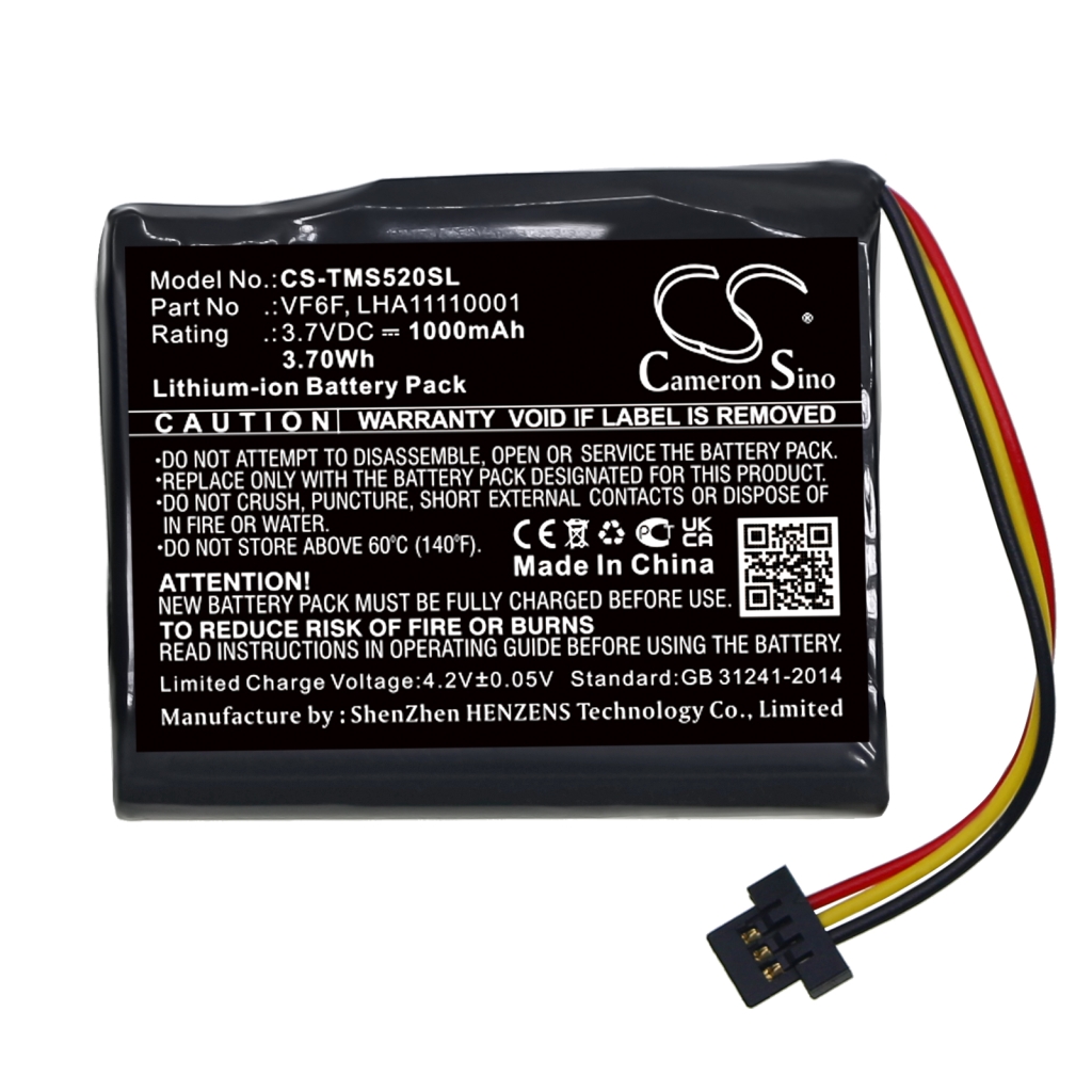 GPS, Navigator Batterij TomTom CS-TMS520SL