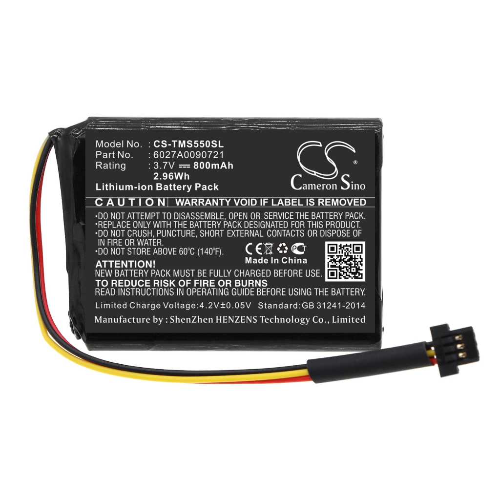 GPS, Navigator Batterij TomTom 4EF00 (CS-TMS550SL)