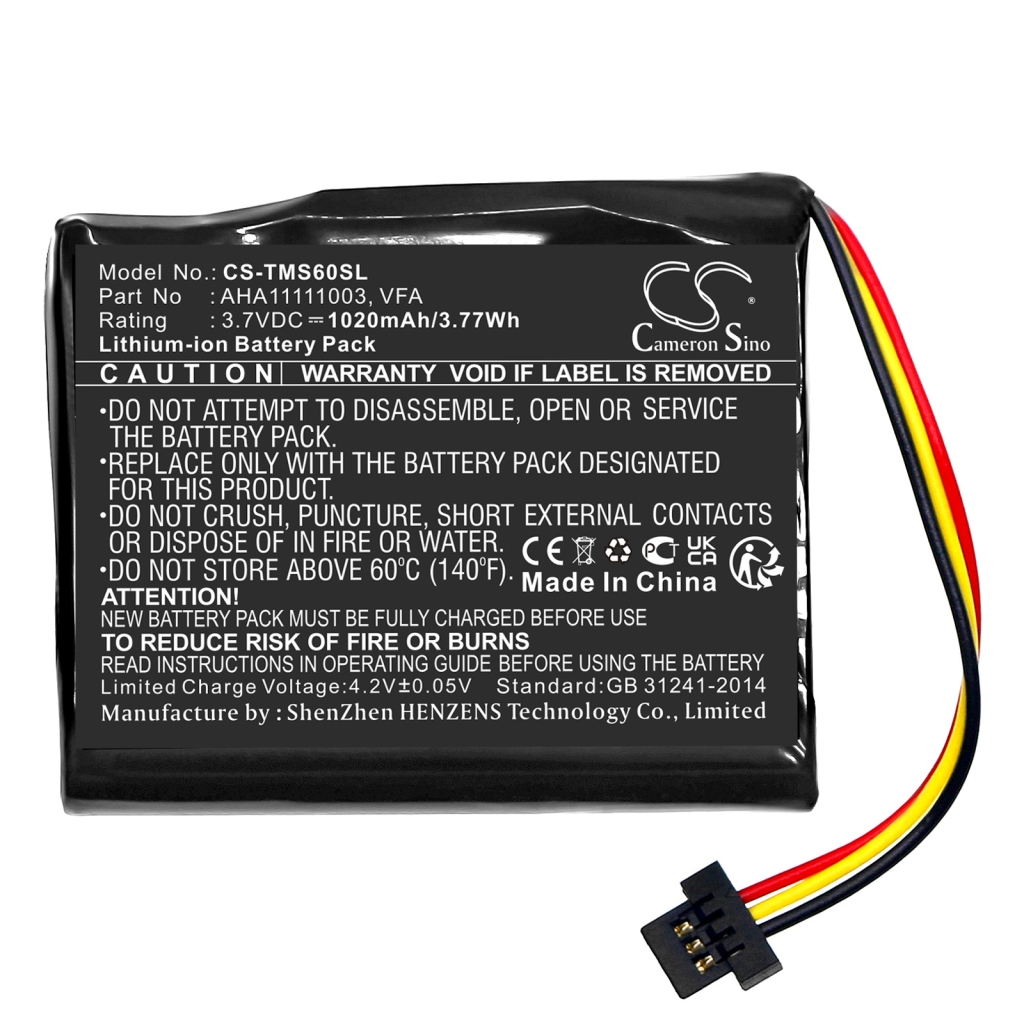 GPS, Navigator Batterij TomTom 4EN62. 4EN6.001.02 (CS-TMS60SL)