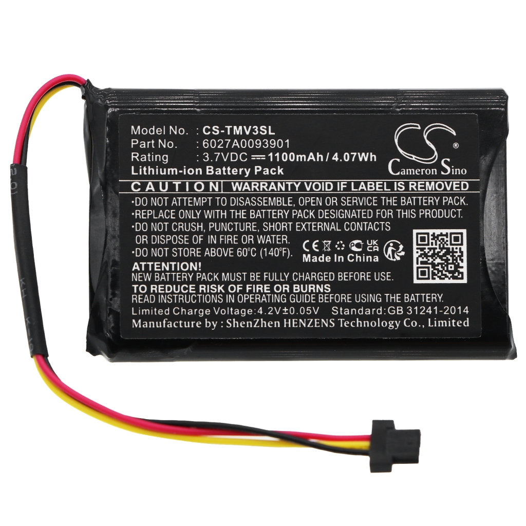 GPS, Navigator Batterij TomTom XL IQ