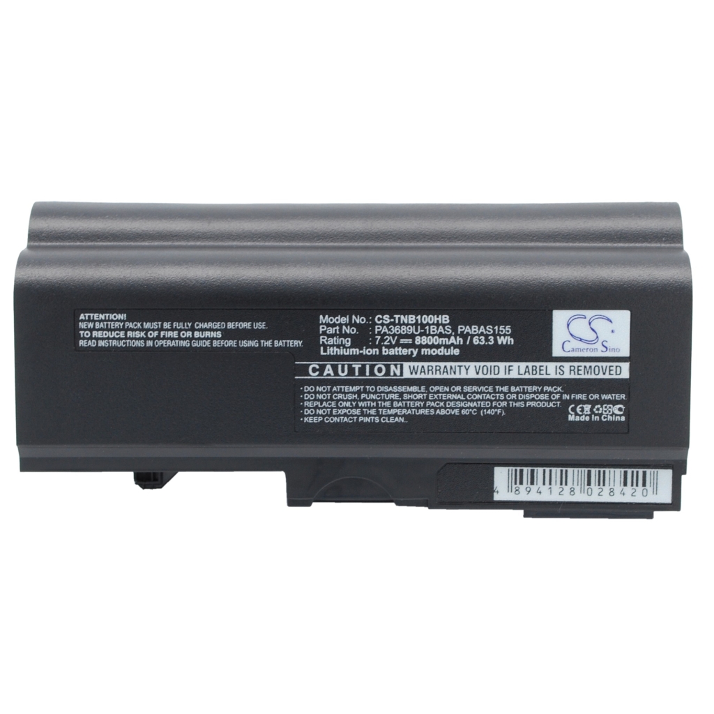 Batterijen Vervangt PA3689U-1BRS