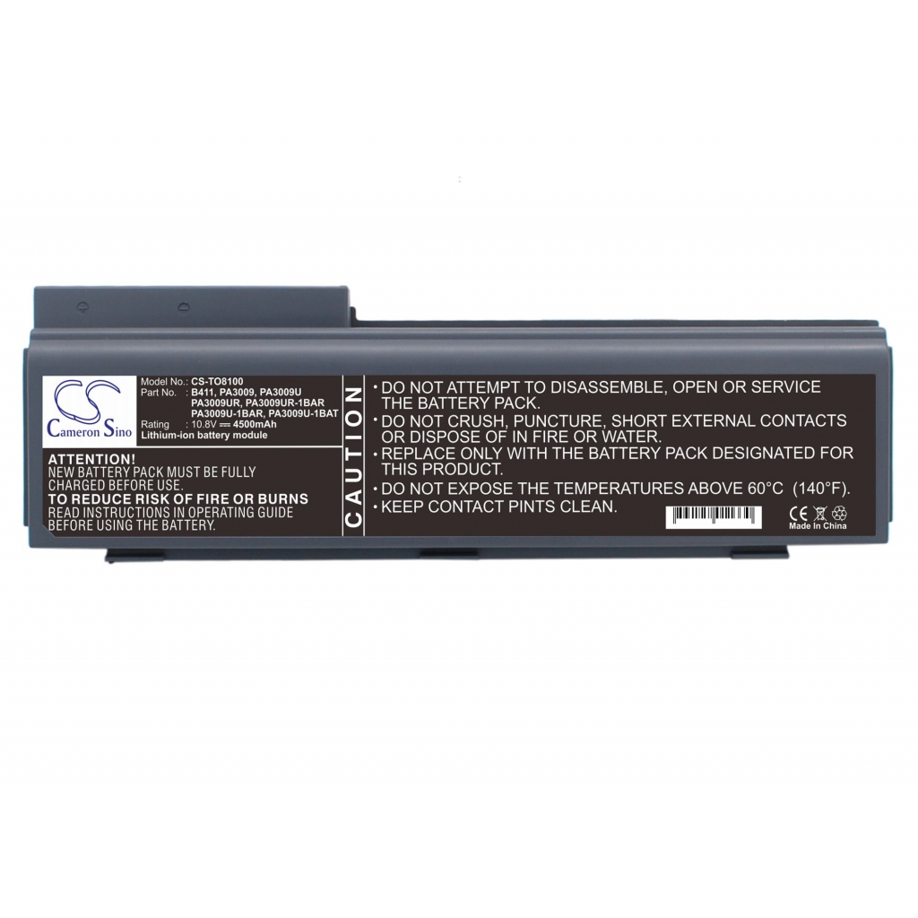 Batterijen Vervangt PA3009U-1BAT
