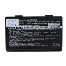 Compatibele batterijvervanging voor Toshiba PA3395U-1BRS,PA3421U-1BRS