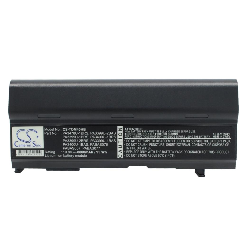 Notebook batterij Toshiba CS-TOM40HB