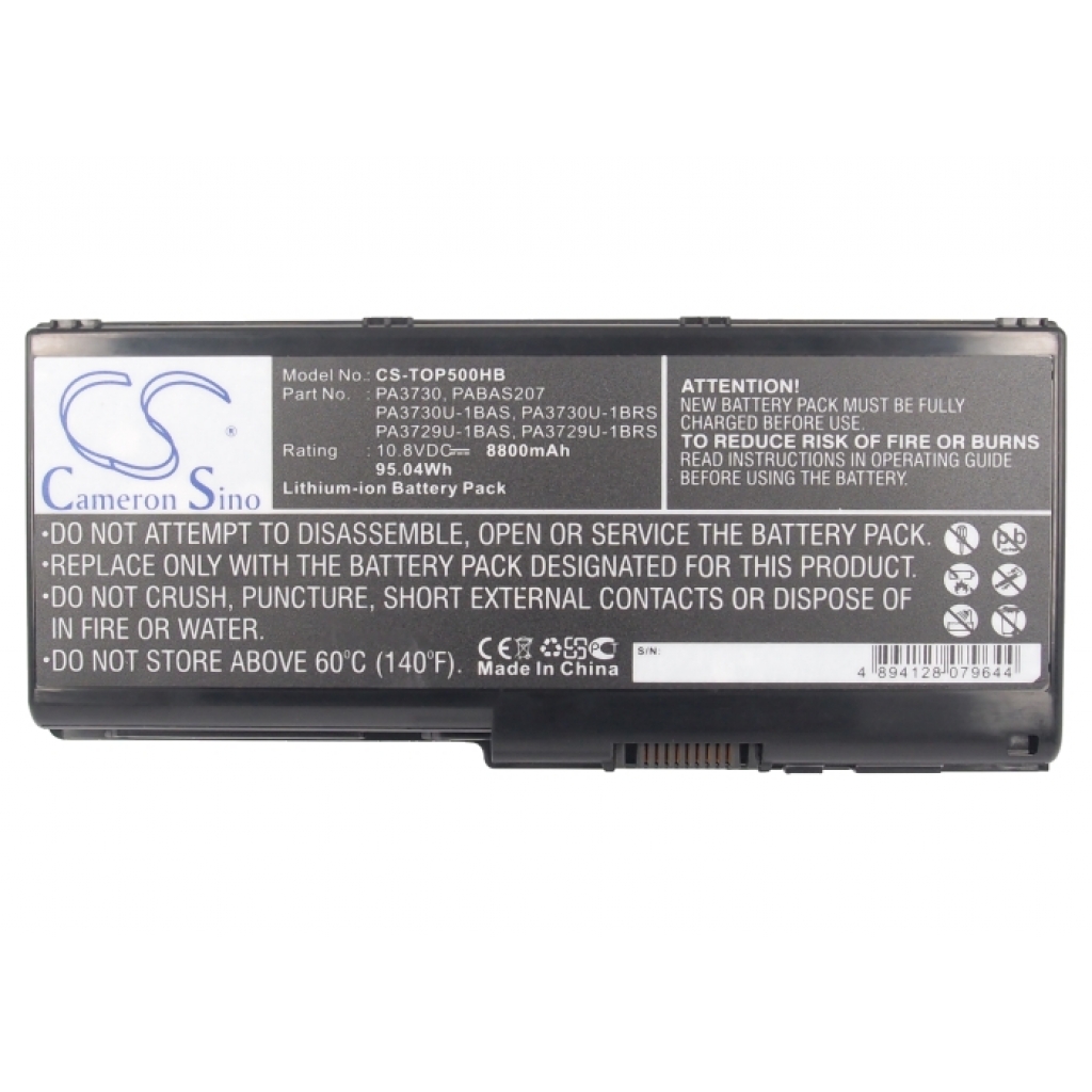 Notebook batterij Toshiba Satellite P500-1CG