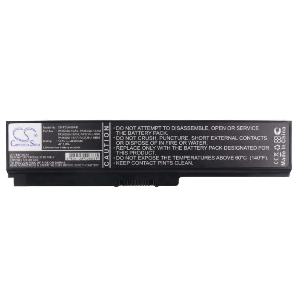 Notebook batterij Toshiba CS-TOU400NB