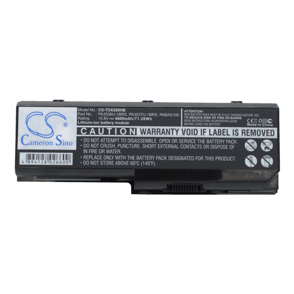 Notebook batterij Toshiba Satellite P200