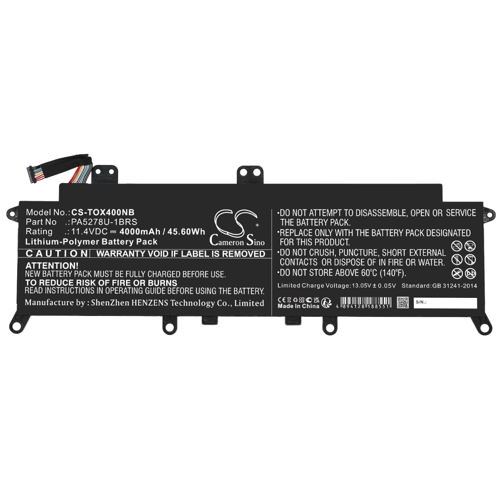 Notebook batterij Toshiba Tecra X40-D1452