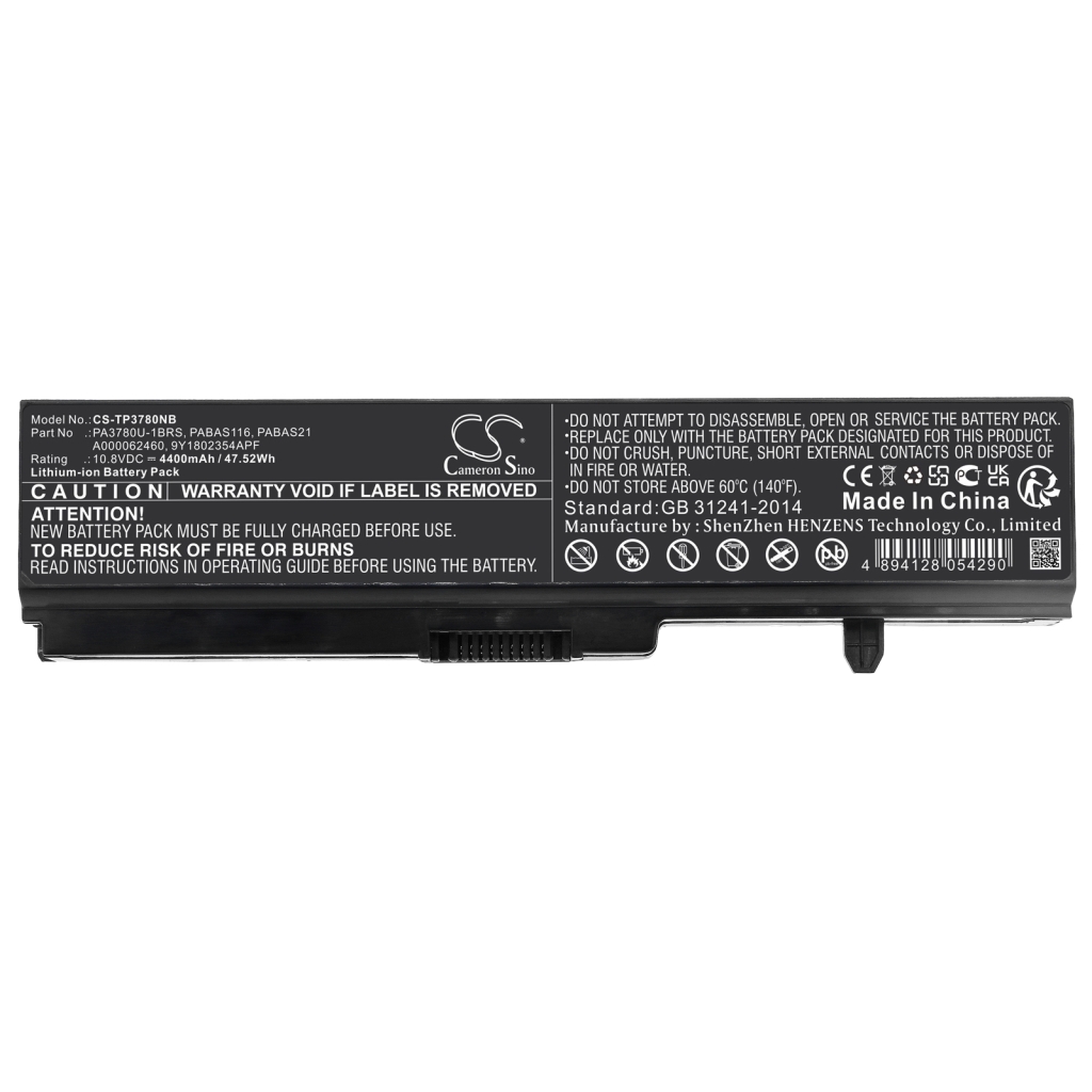 Notebook batterij Toshiba Satellite T135-S1300