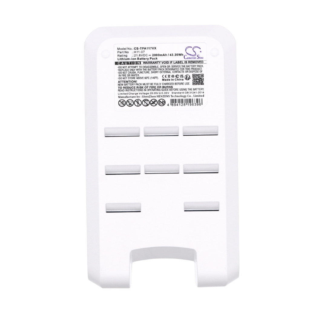 Smart Home Batterij Tineco CS-TPA117VX