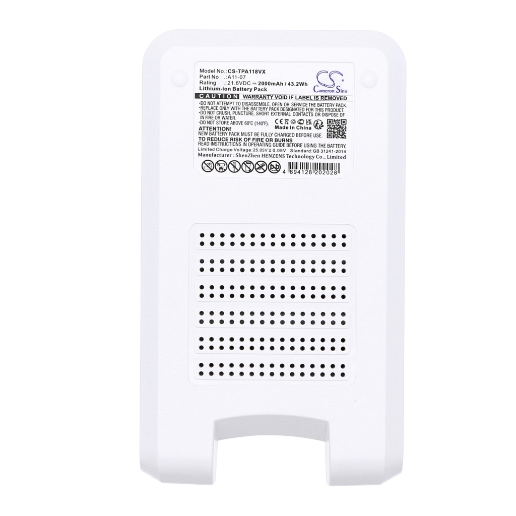 Smart Home Batterij Tineco CS-TPA118VX