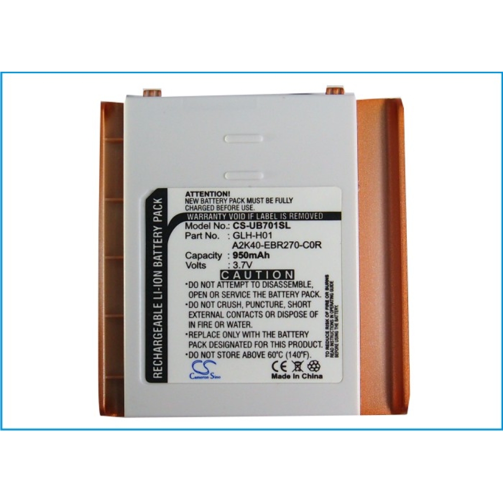 Batterij voor mobiele telefoon Gigabyte CS-UB701SL