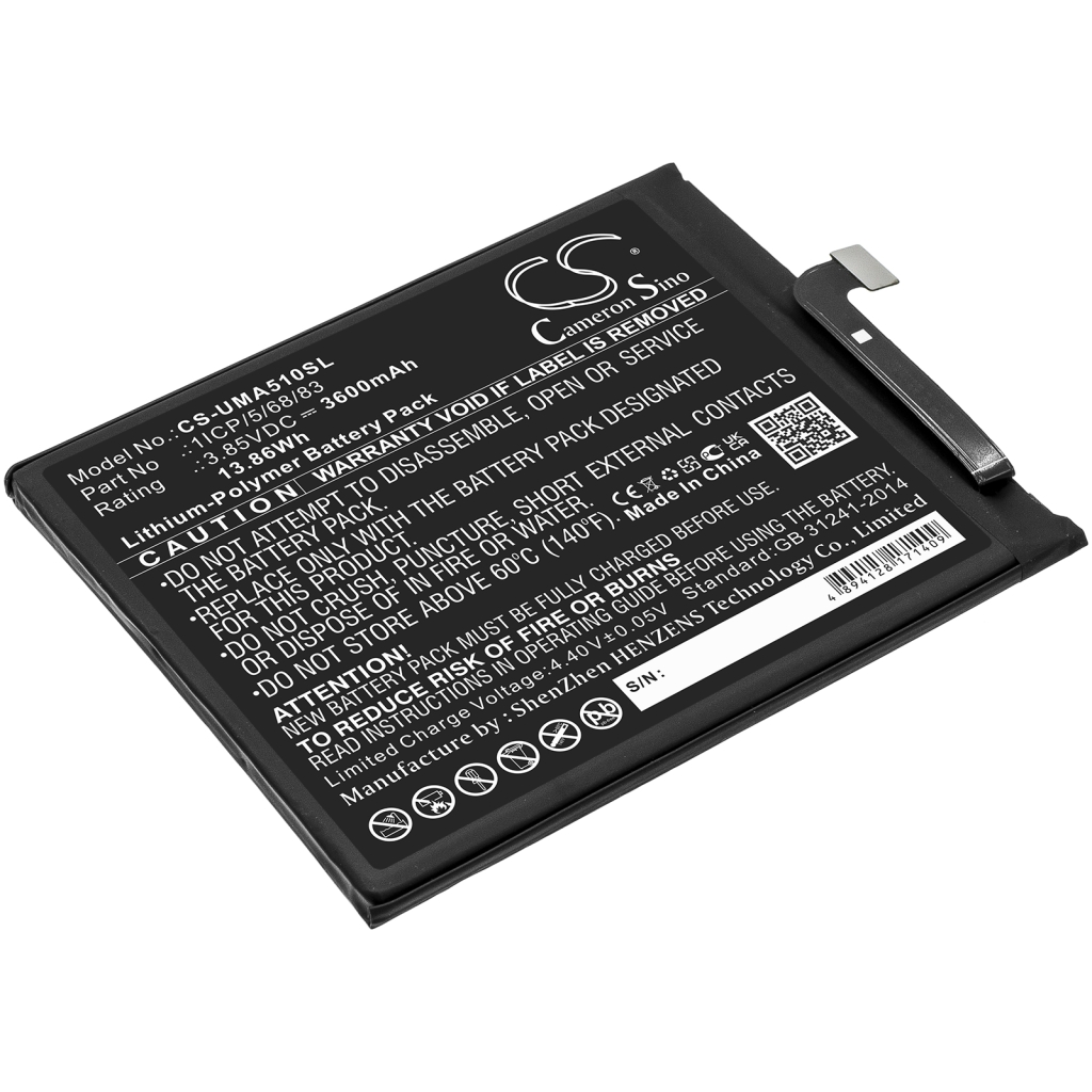 Batterij voor mobiele telefoon Umi CS-UMA510SL