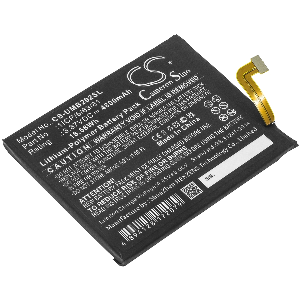 Batterij voor mobiele telefoon Umi CS-UMB202SL