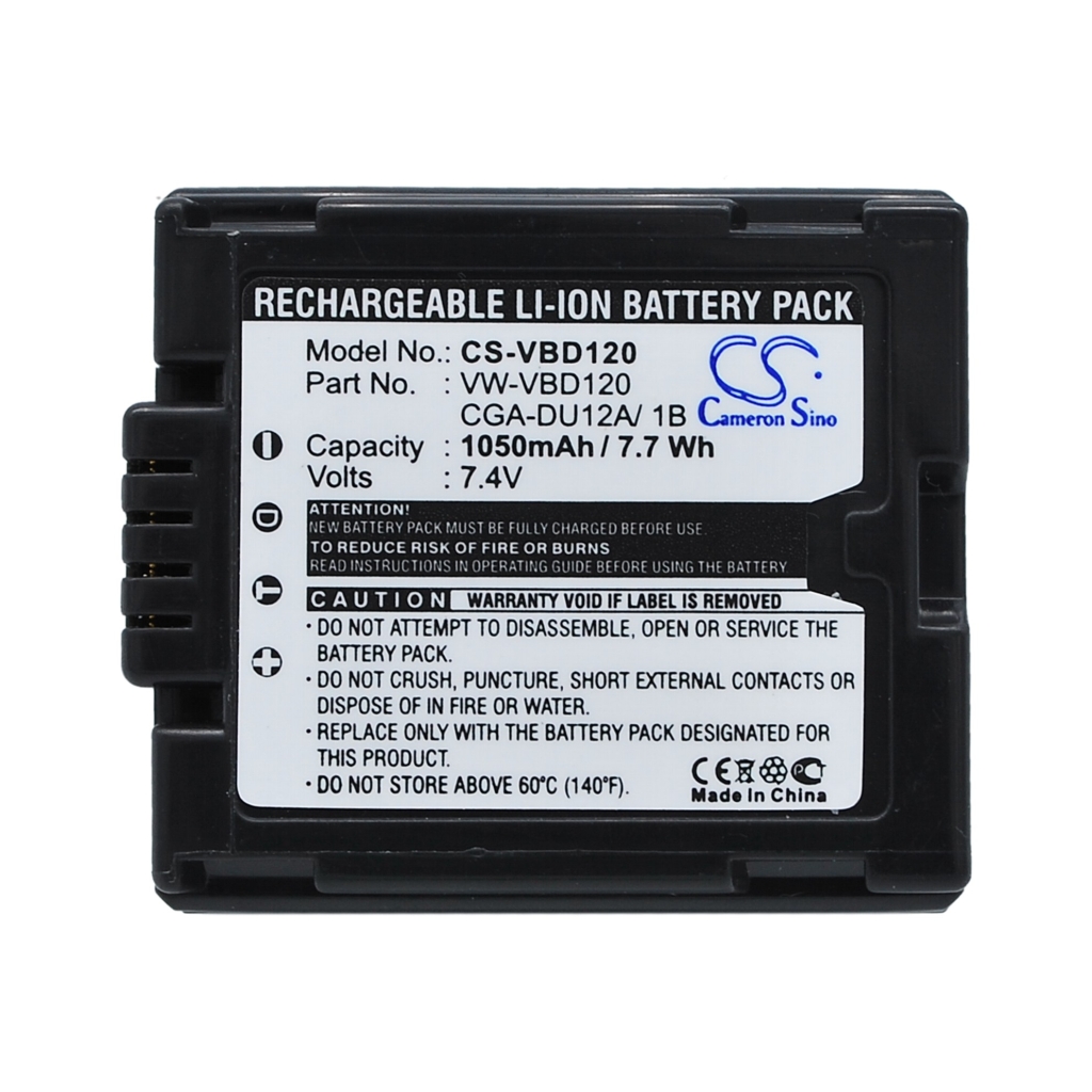 Batterij voor camera Panasonic CS-VBD120