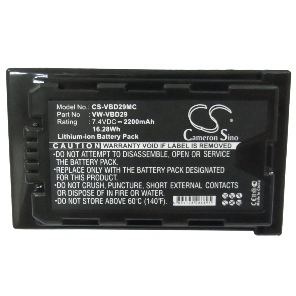 Batterij voor camera Panasonic CS-VBD29MC