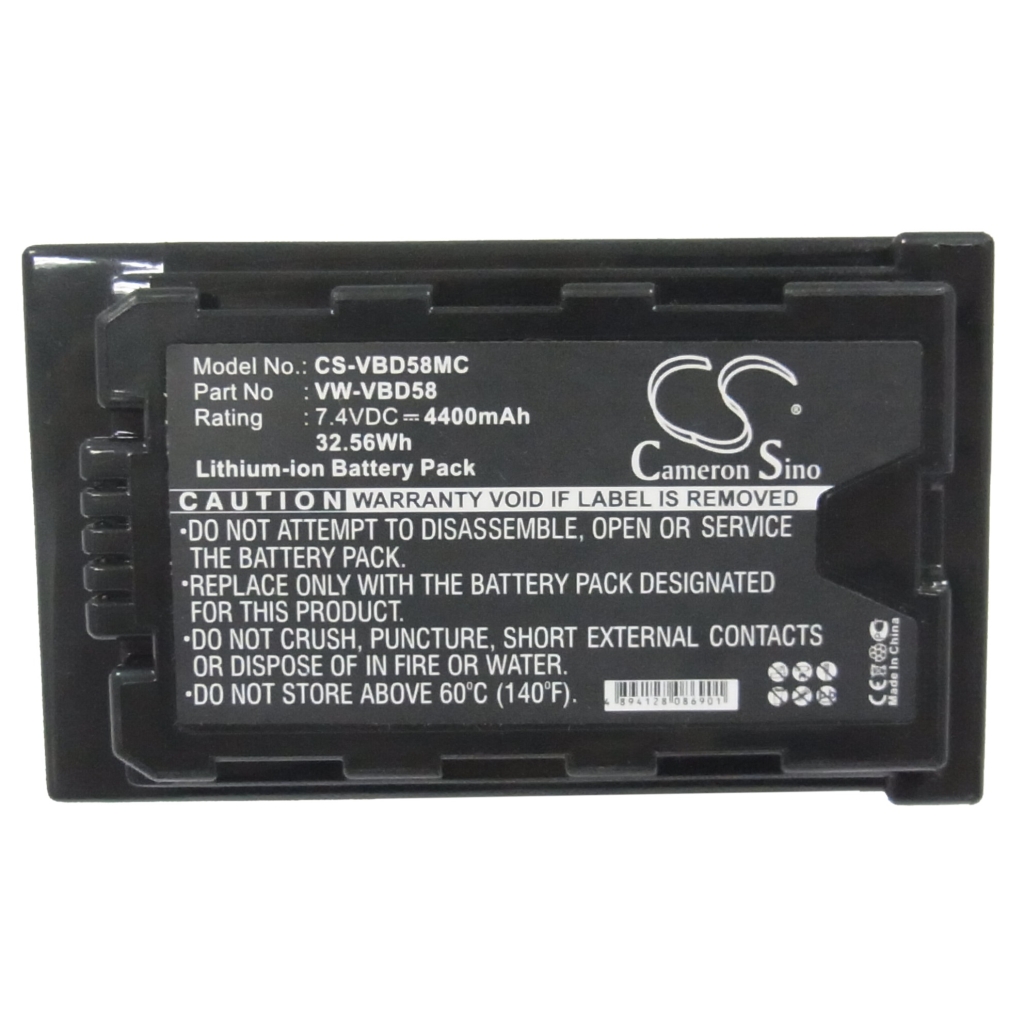 Batterij voor camera Panasonic CS-VBD58MC