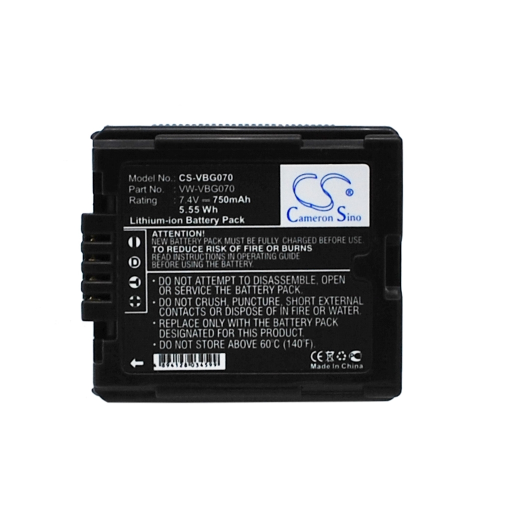 Batterij voor camera Panasonic CS-VBG070