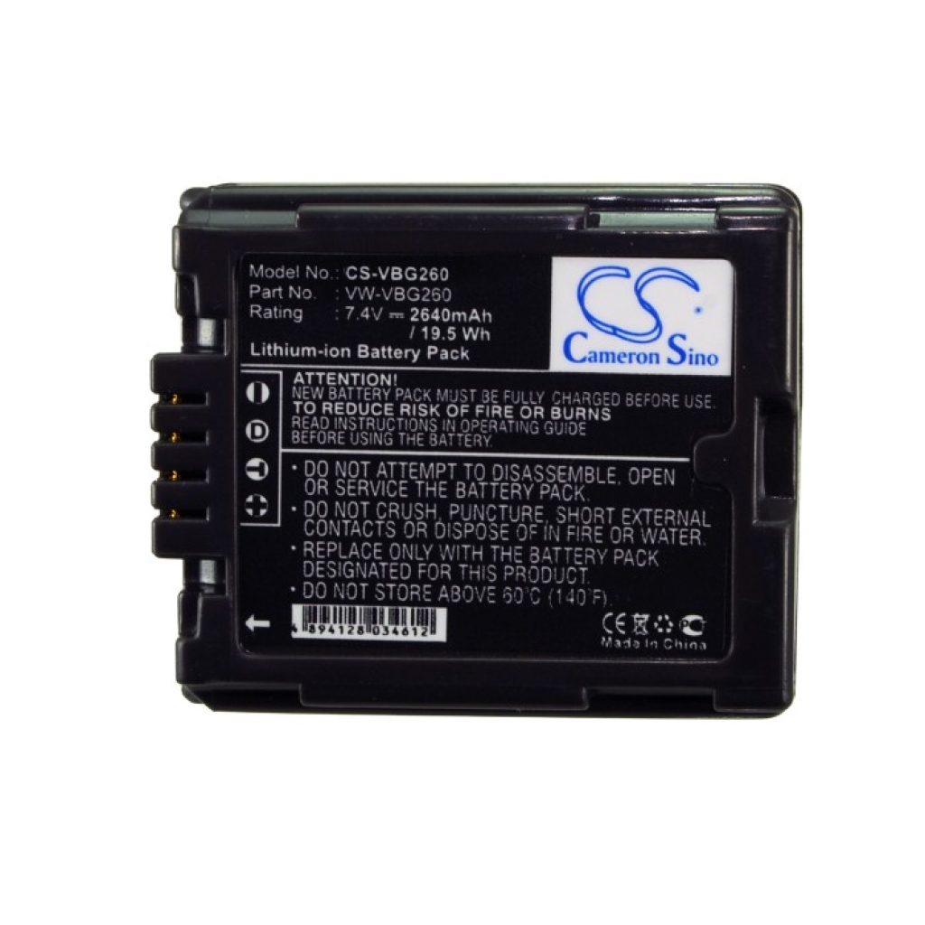 Batterij voor camera Panasonic CS-VBG260