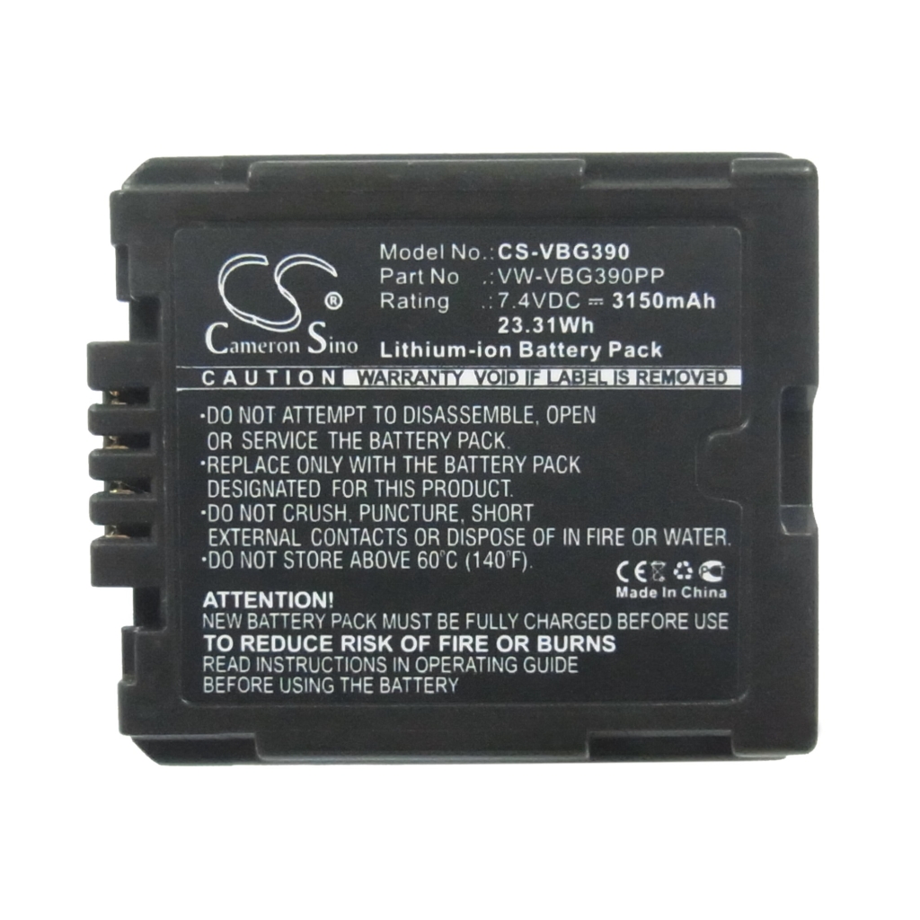 Batterij voor camera Panasonic CS-VBG390