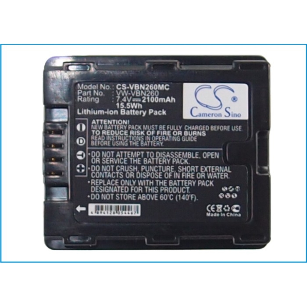 Batterij voor camera Panasonic CS-VBN260MC