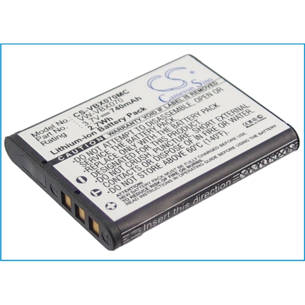 Batterij voor camera Panasonic CS-VBX070MC