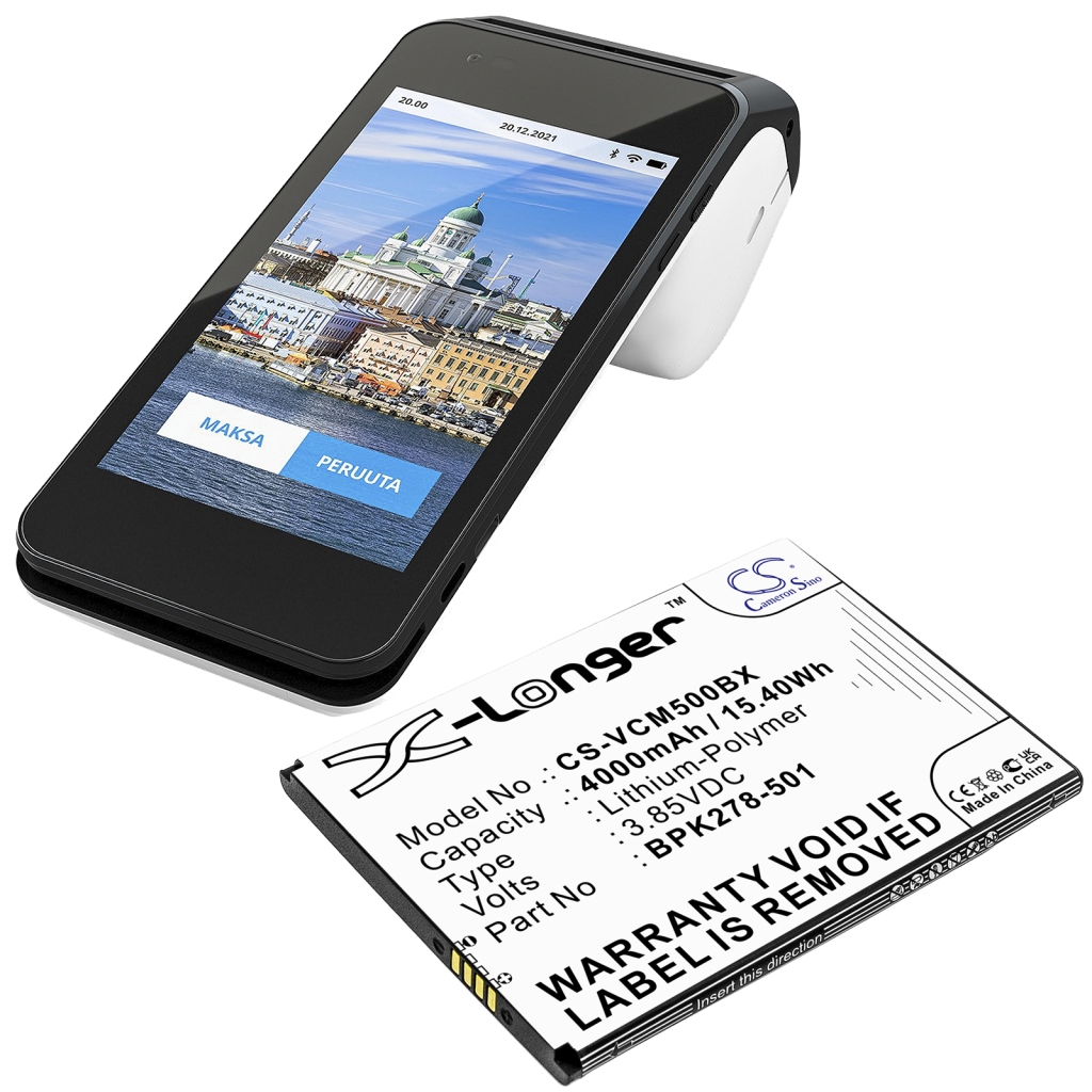 Batterij voor betaalterminal Verifone CS-VCM500BX