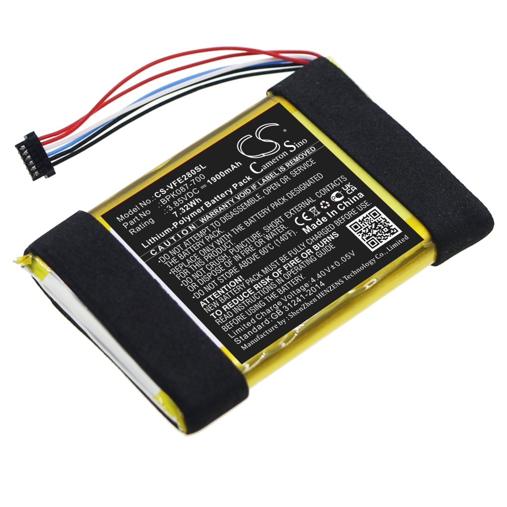 Batterij voor betaalterminal Verifone e280 (CS-VFE280SL)