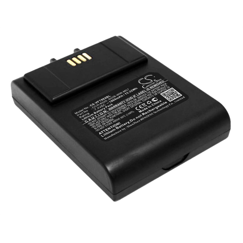 Batterij voor betaalterminal Verifone Nurit 8020US20 (CS-VFT802BL)