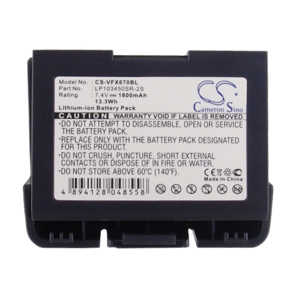 Batterij voor betaalterminal Verifone VX670 (CS-VFX670BL)