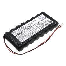 Compatibele batterijvervanging voor Visonic 0-9912-G,100729,103-300672,GP130AAH6BMX,GP180AAH8BMX...