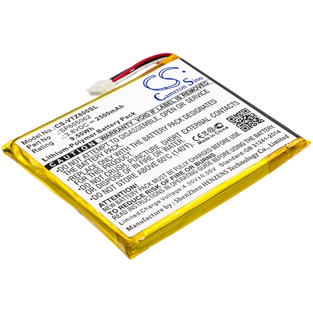 Compatibele batterijvervanging voor Vtech SP605062