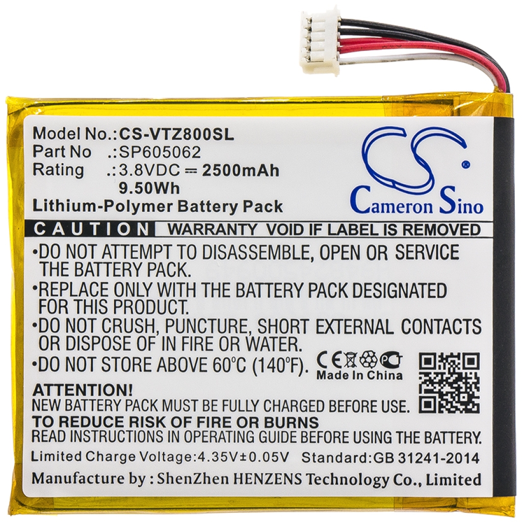 Batterijen Vervangt SP605062