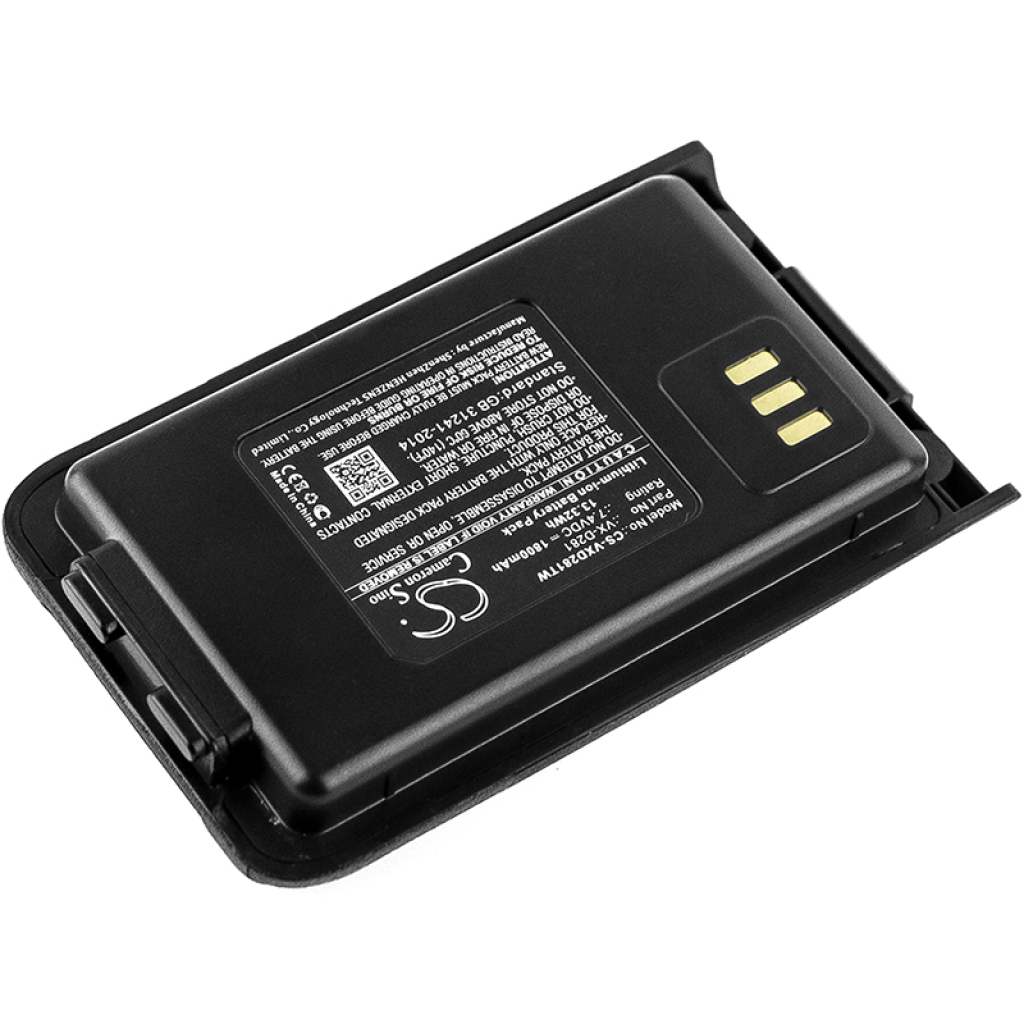 Batterij voor tweerichtingsradio Vertex CS-VXD281TW