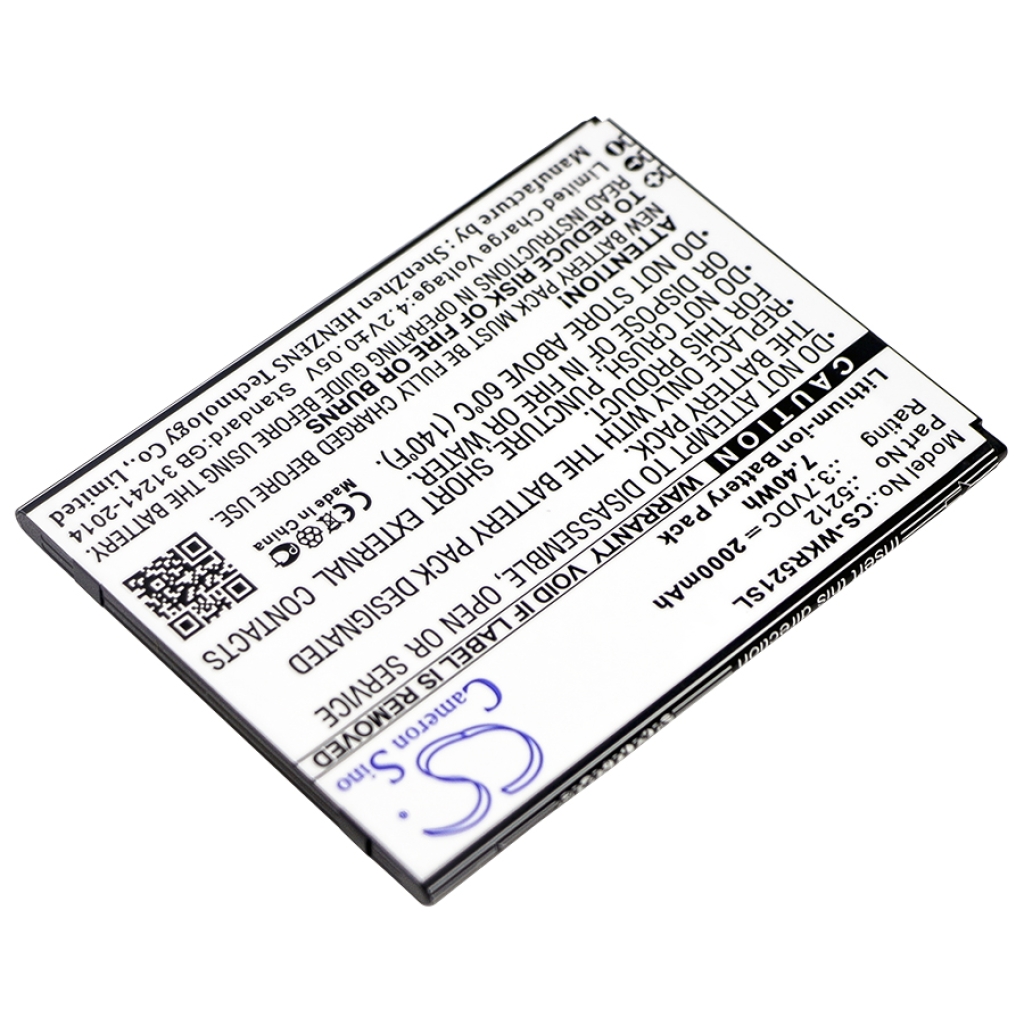 Batterij voor mobiele telefoon Wiko CS-WKR521SL