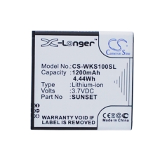 Compatibele batterijvervanging voor BLU C535143120T,SUNSET