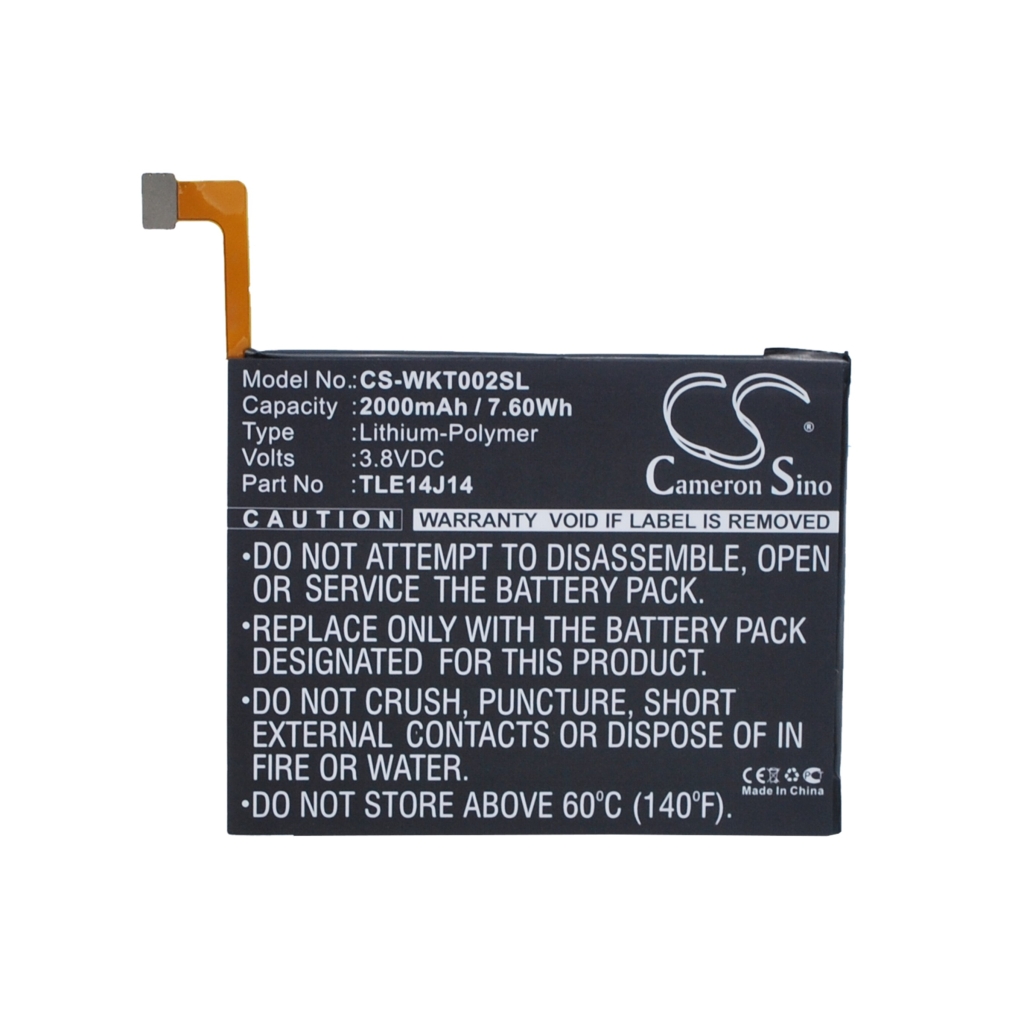 Batterij voor mobiele telefoon Wiko CS-WKT002SL